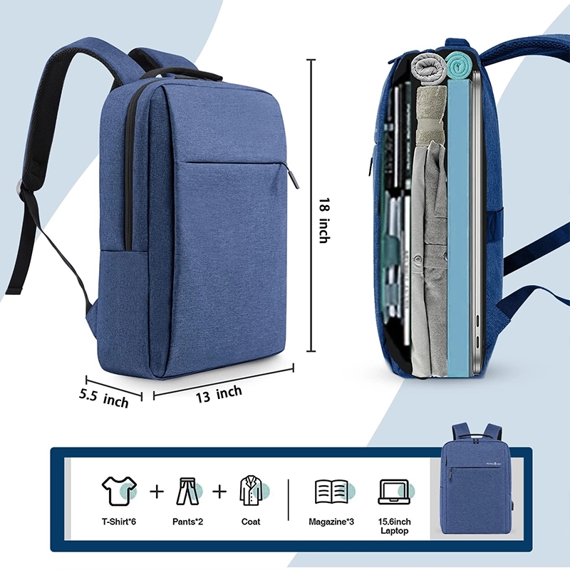 Business Travel Laptops Backpacks with USB Charging Port 3