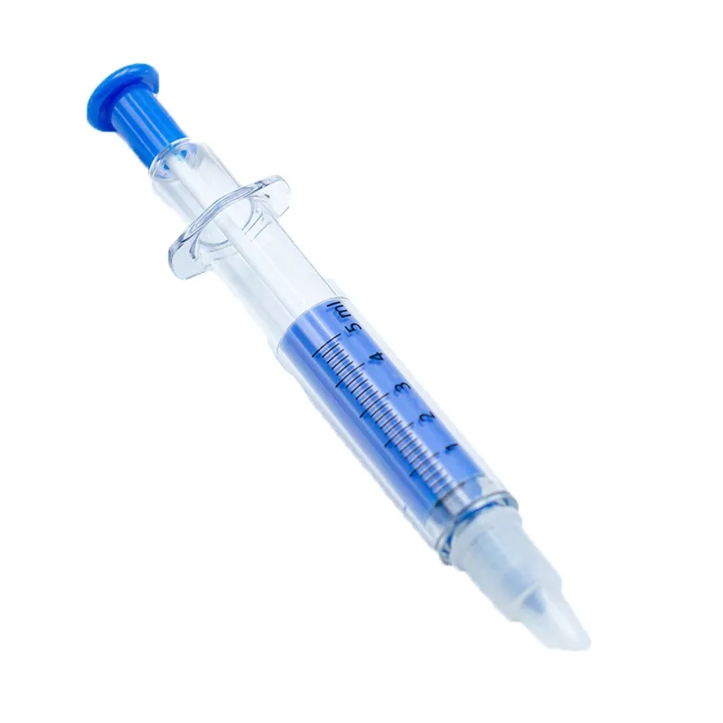 Double-Ended Syringe Fluorescent Stick Ballpoint Pen 3