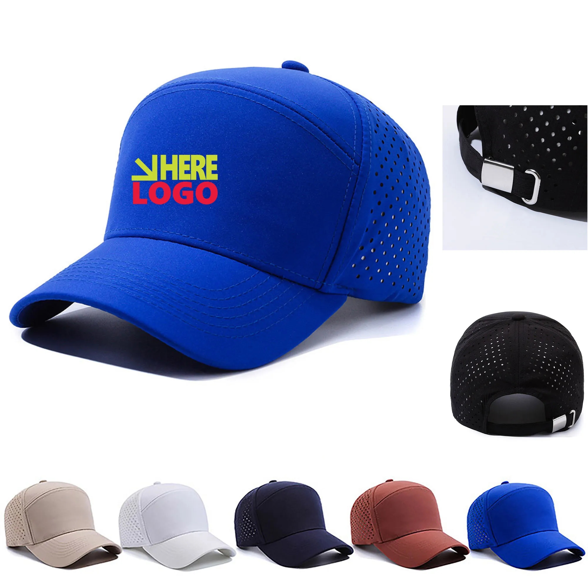 Adjustable Blank Mesh Back Ball Cap 4