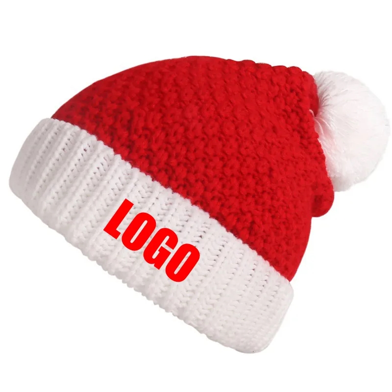 Custom Christmas Hats Winter Knitted Caps Unisex 3