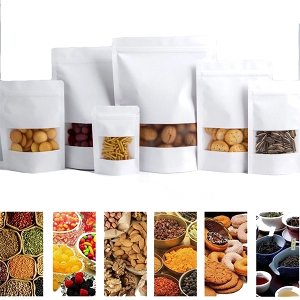 Reusable Sealing Kraft Paper Bag with Zip 2