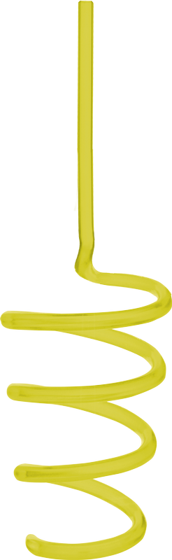 Carnival Cups-Color Curly Straw, Clear Lid 29