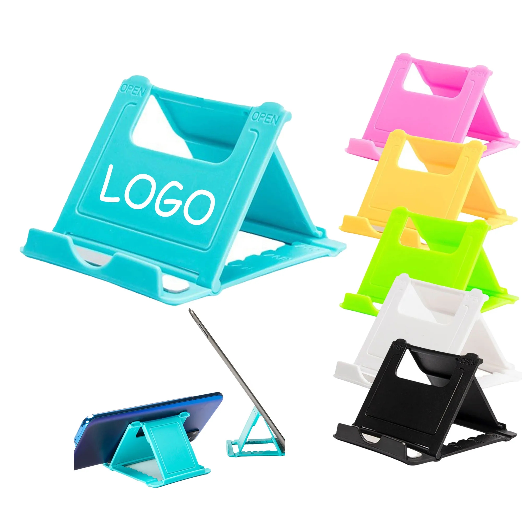 MOQ 30 Desktop Portable Folding Stand Adjustable Angle 1