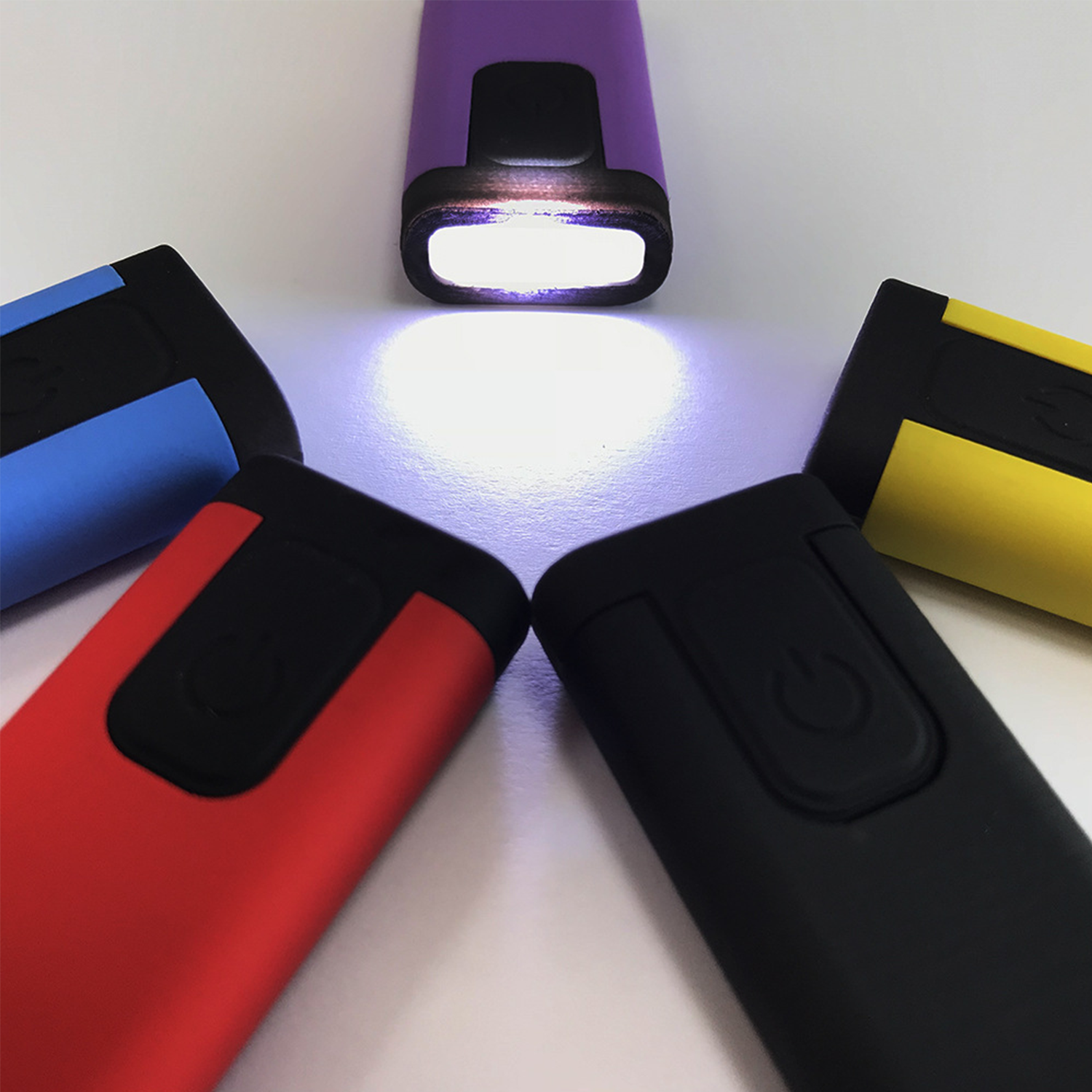 Key Chain W/ LED Rechargeable Mini Flashlight 4