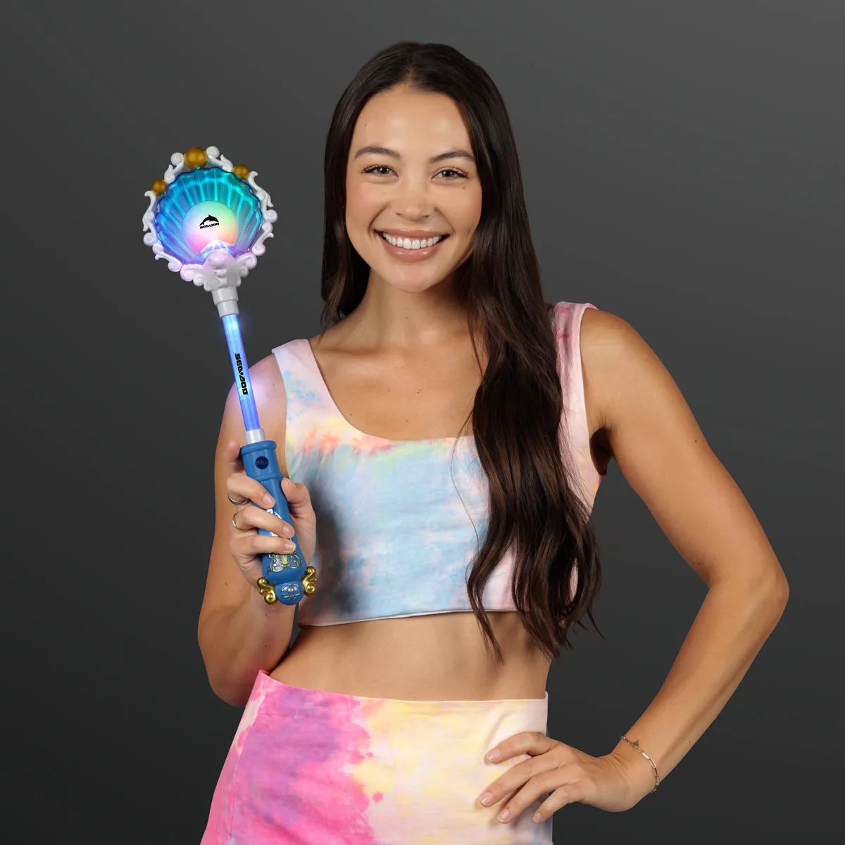 Blinky Pearl Seashell Toy Wand with Music 3