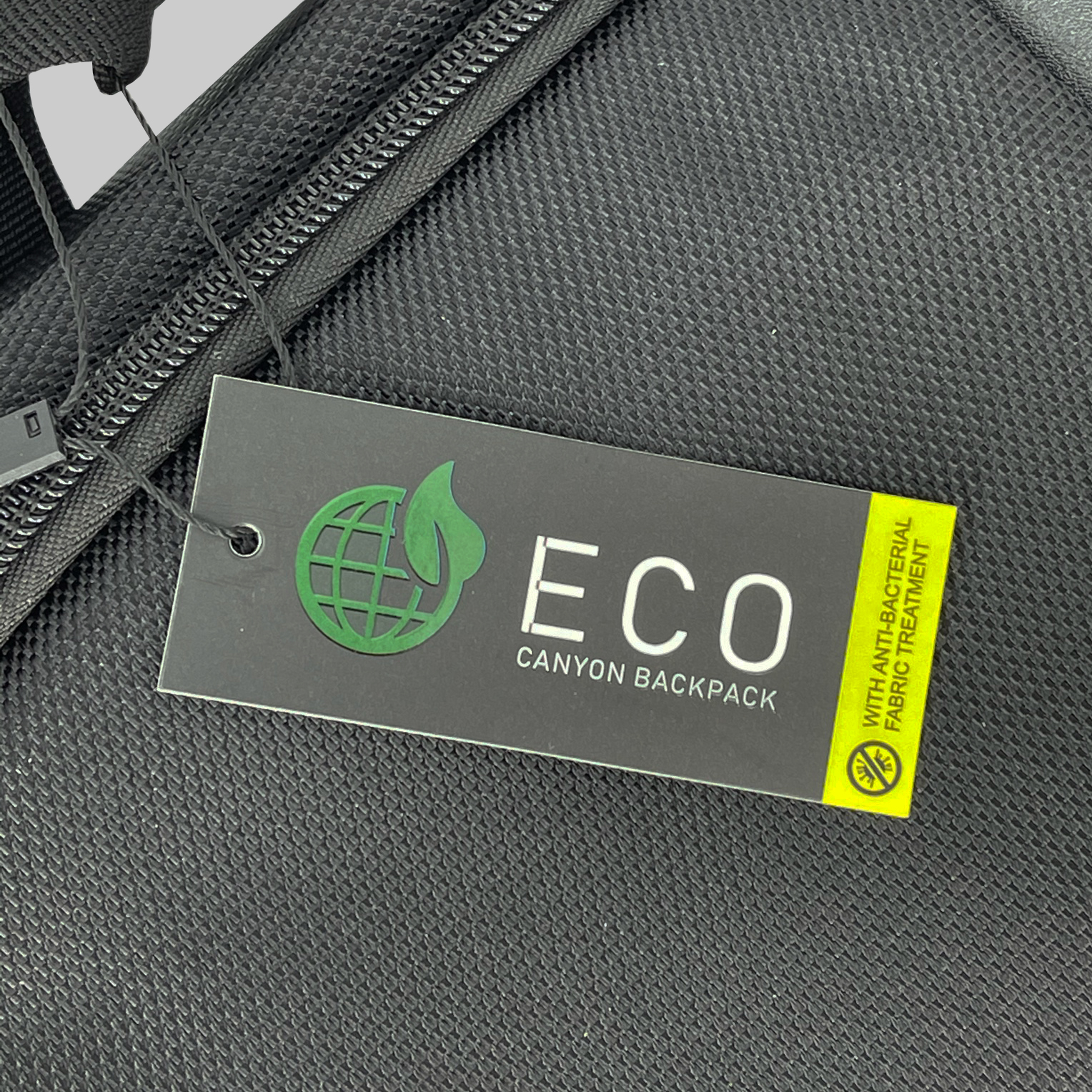 Canyon RPET Eco Friendly Backpack anti-bacterial fabric