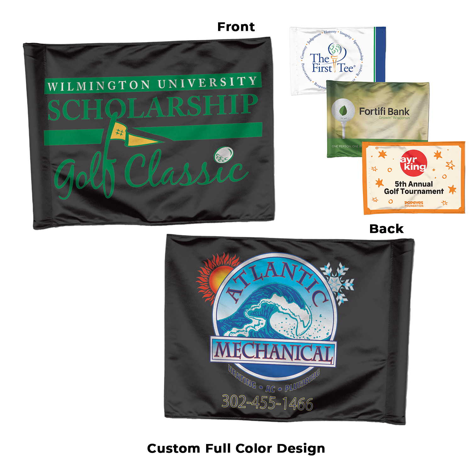 Golf Hole Pin Flag 1