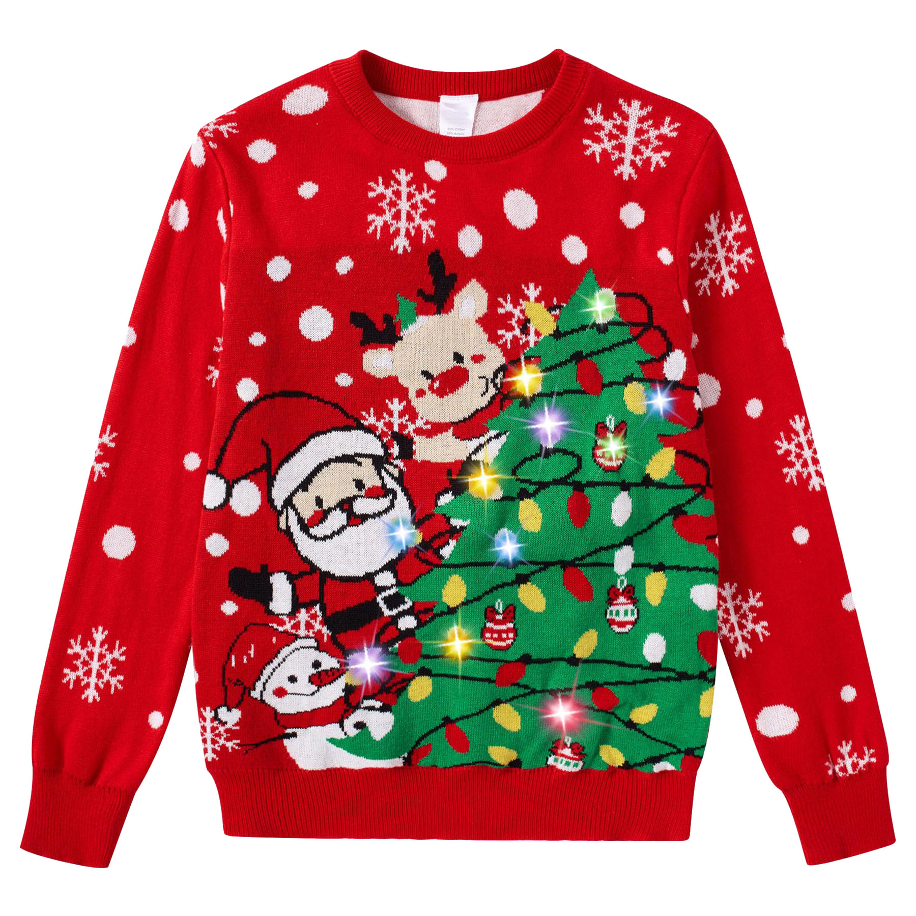 Completely Custom 100% Acrylic Jacquard Knitted Sweater 2