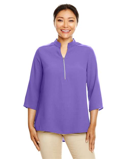 Women's Perfect Fit™ Three-Quarter Sleeve Crepe Tunic - DP611W 22