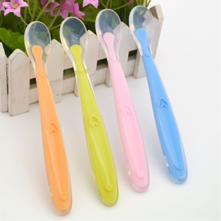 Baby Silicone Soft Spoon BPA Free