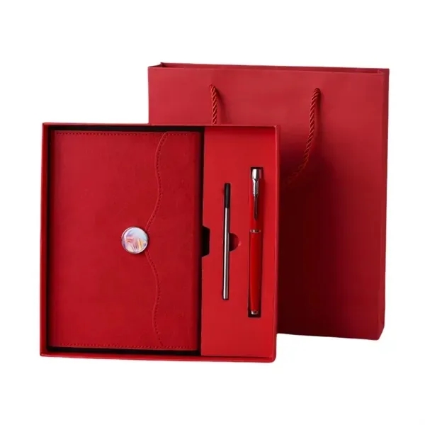Stylish Leaf Pattern Notebook Set 7