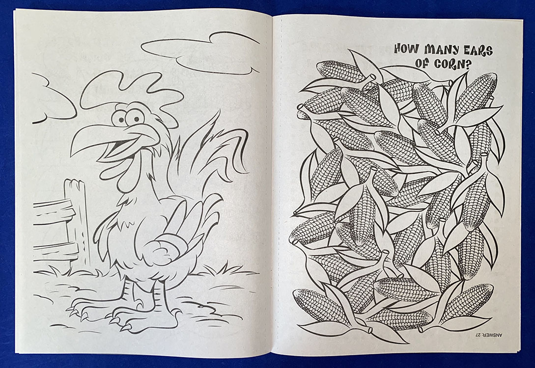 COLORING BOOK - Animals on the Farm Coloring & Activity Book 1