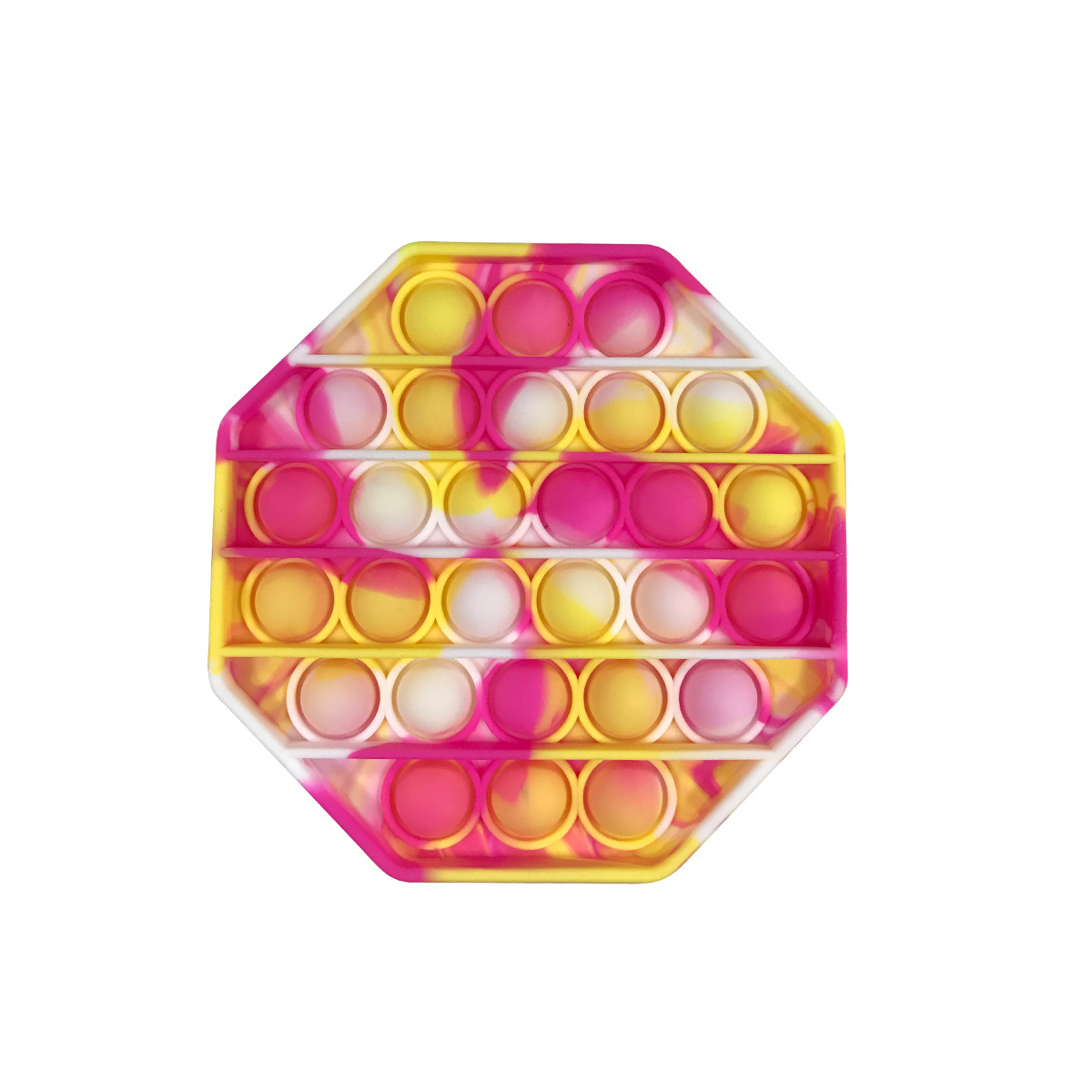 Octagon Camouflage Push Pop Bubble Fidget Sensory Toy 3