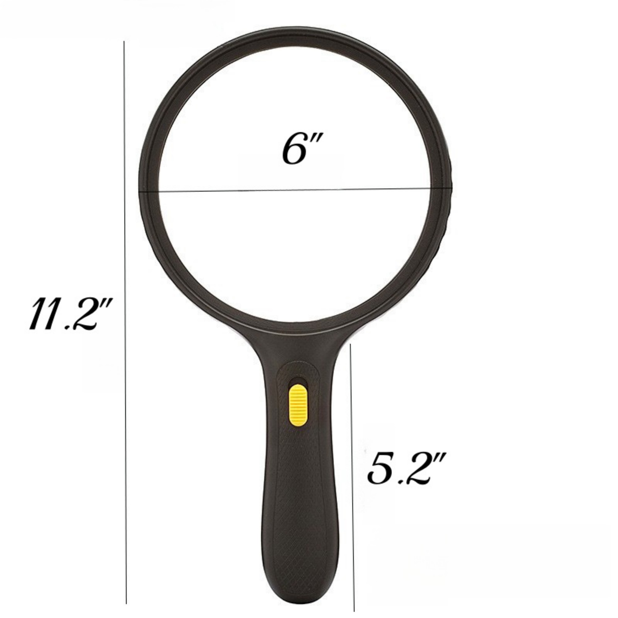 5X 138mm Handheld Magnifying Glass With Lights 2
