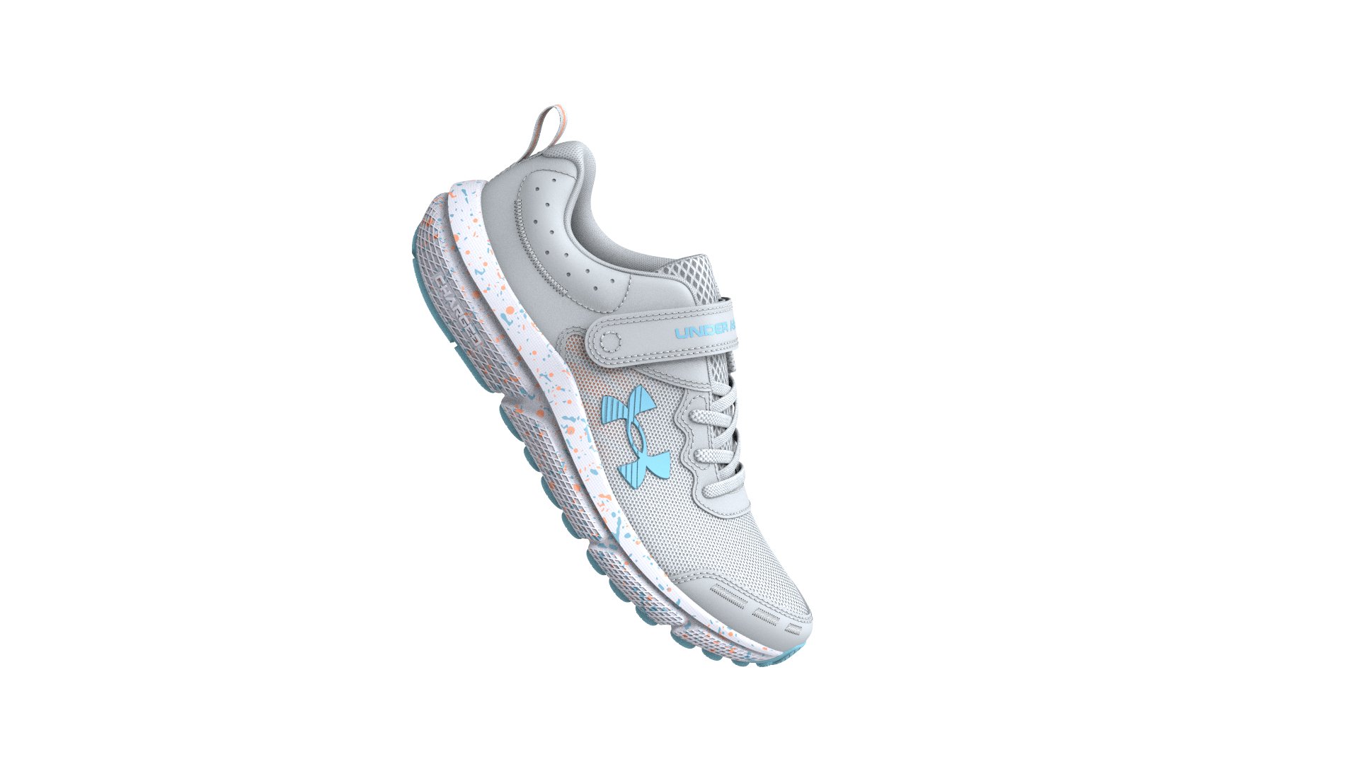 Girls' Pre-School UA Assert 10 AC Paint Splatter Running Shoes  2