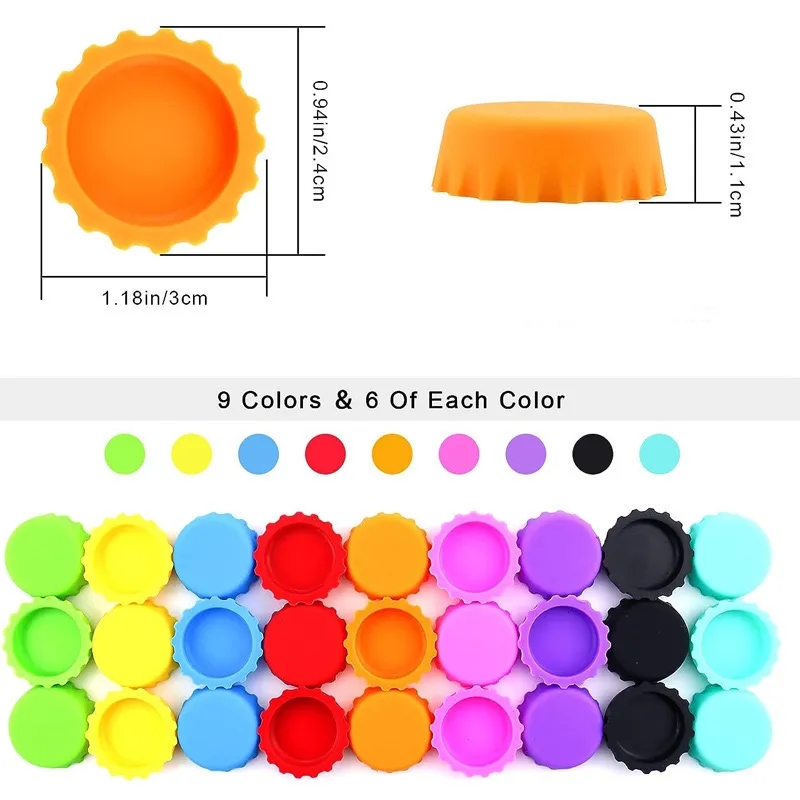 Beer Savers - Silicone Rubber Bottle Caps 9