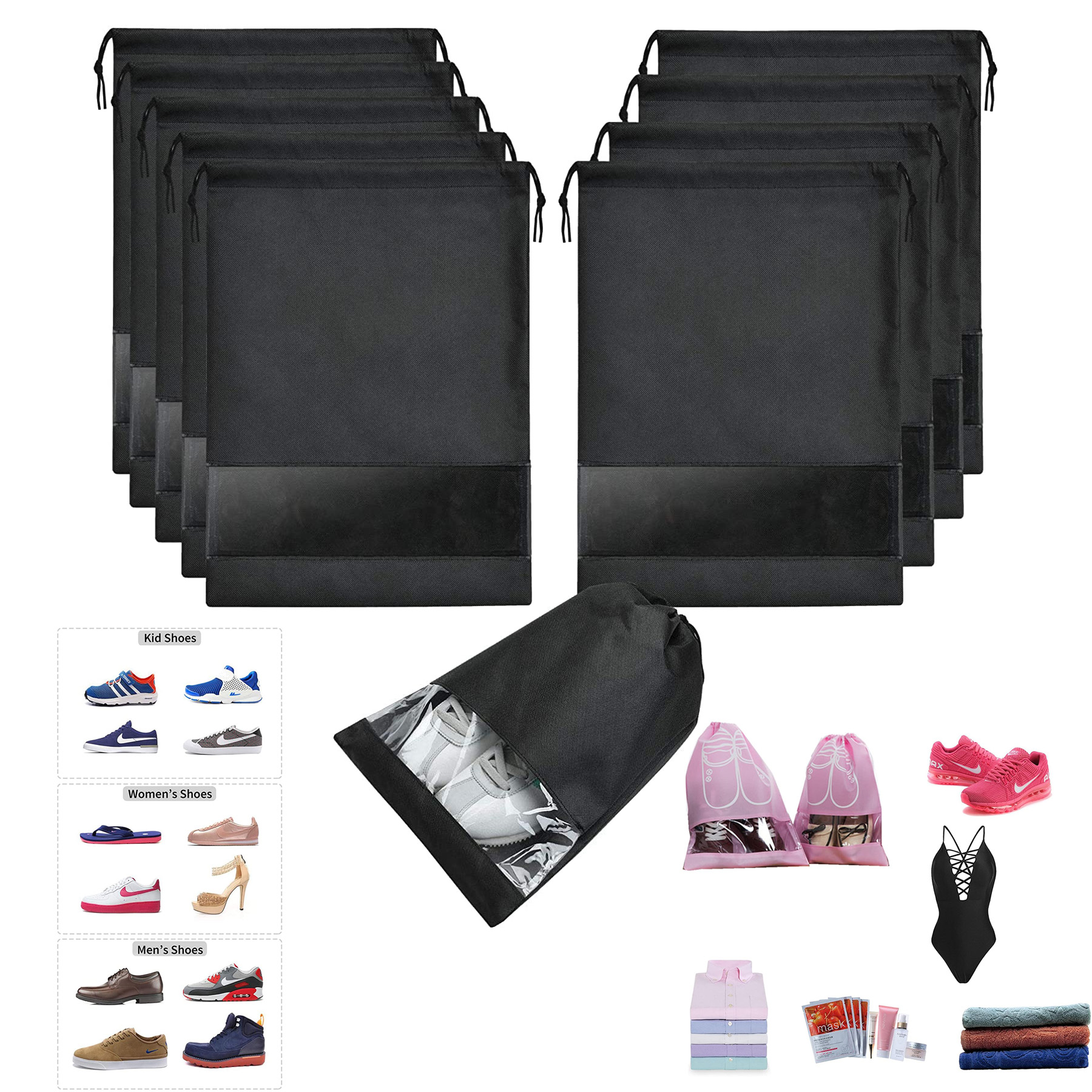 Portable Travel Shoe Bags