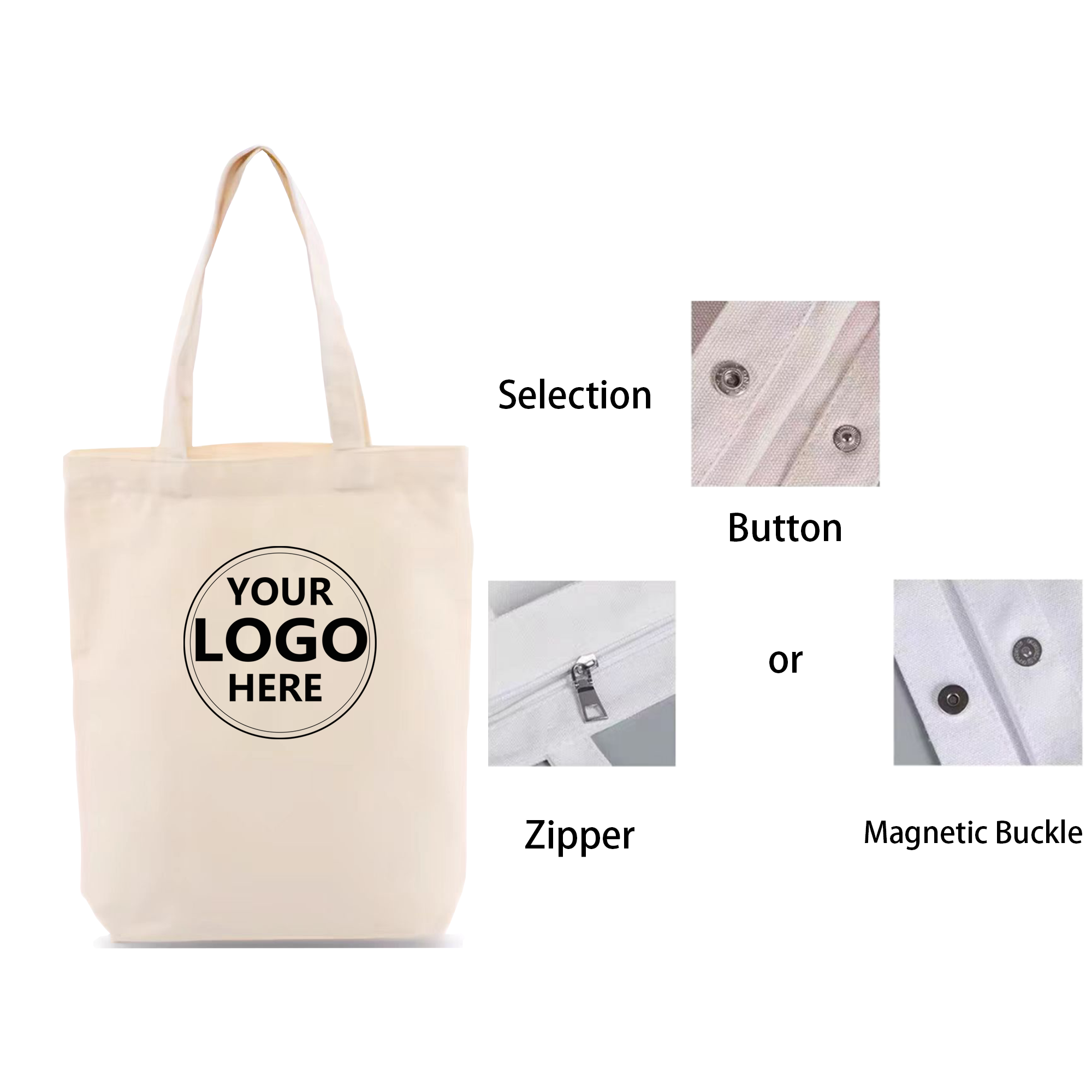 Customizable 12oz Canvas Bag 2