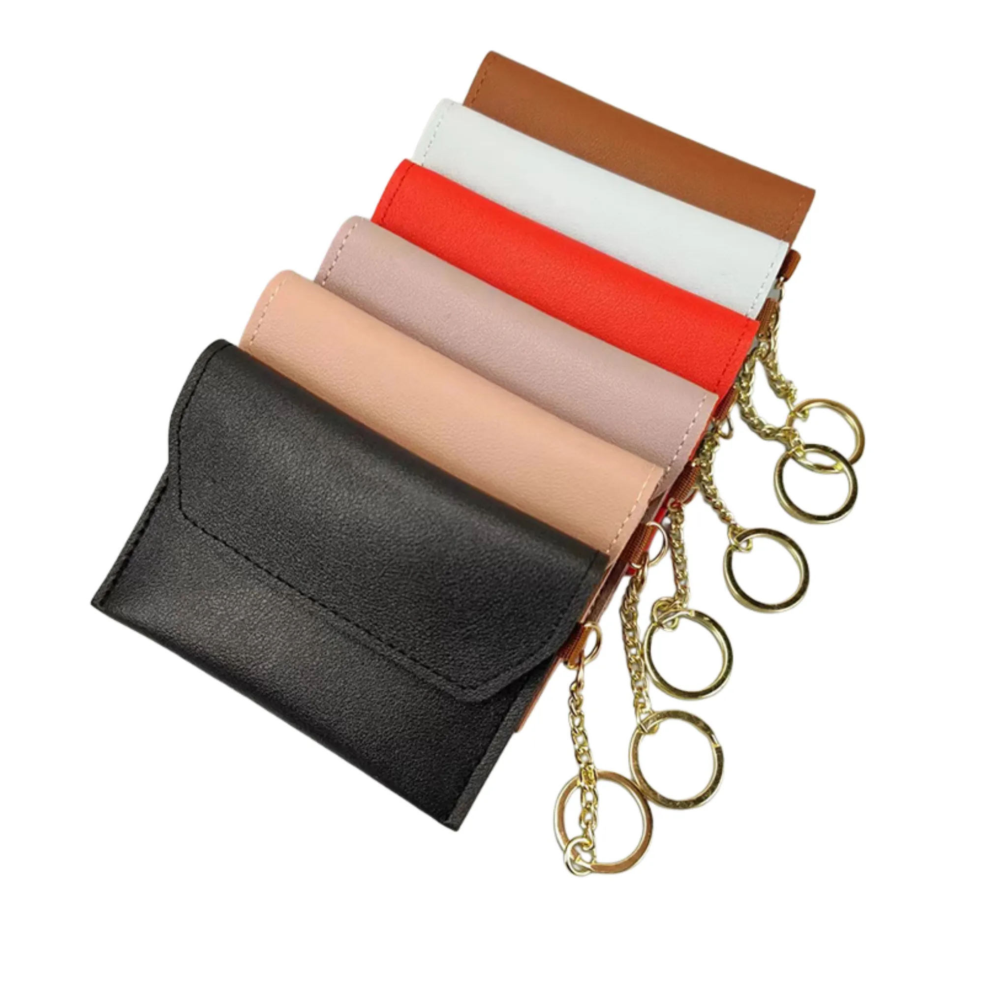 Mini Wallet Keychain Integrated ID Card Holder 3