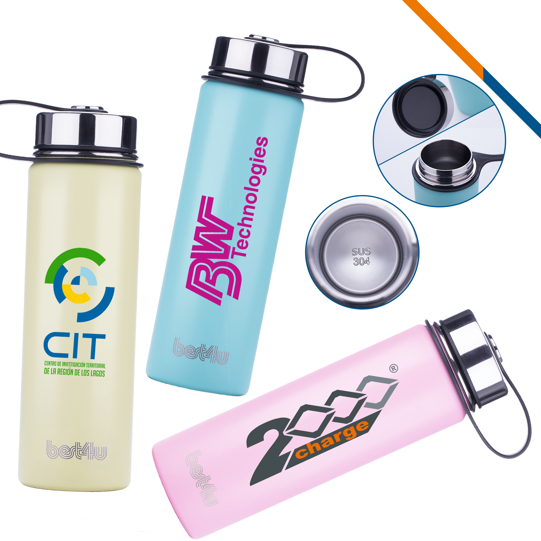 Glacier Stainless Steel Water Bottle 1