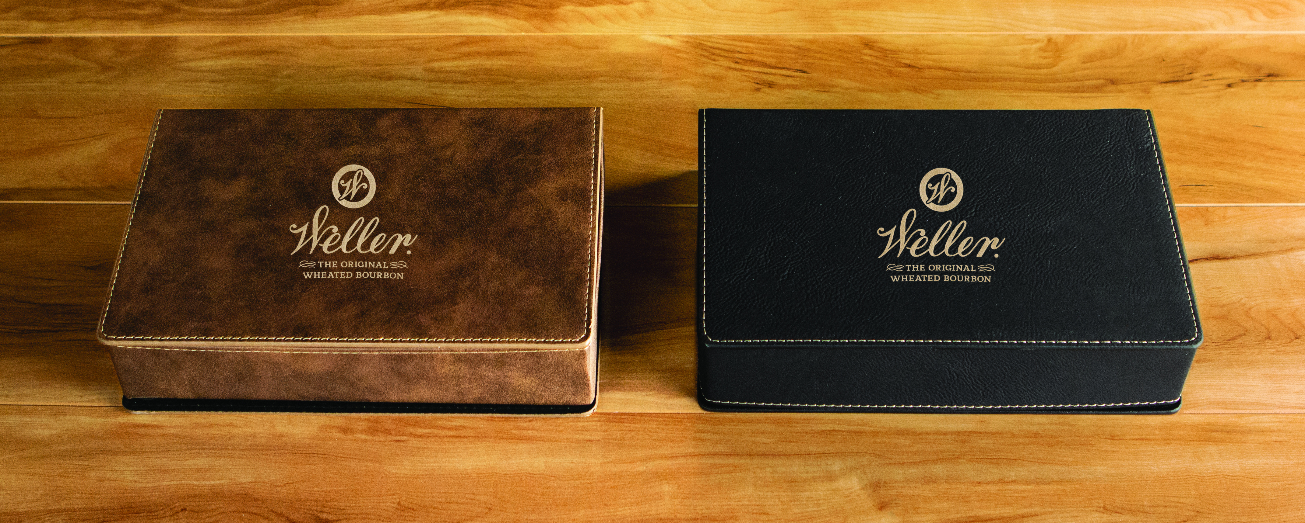 Leatherette Flask Set 8