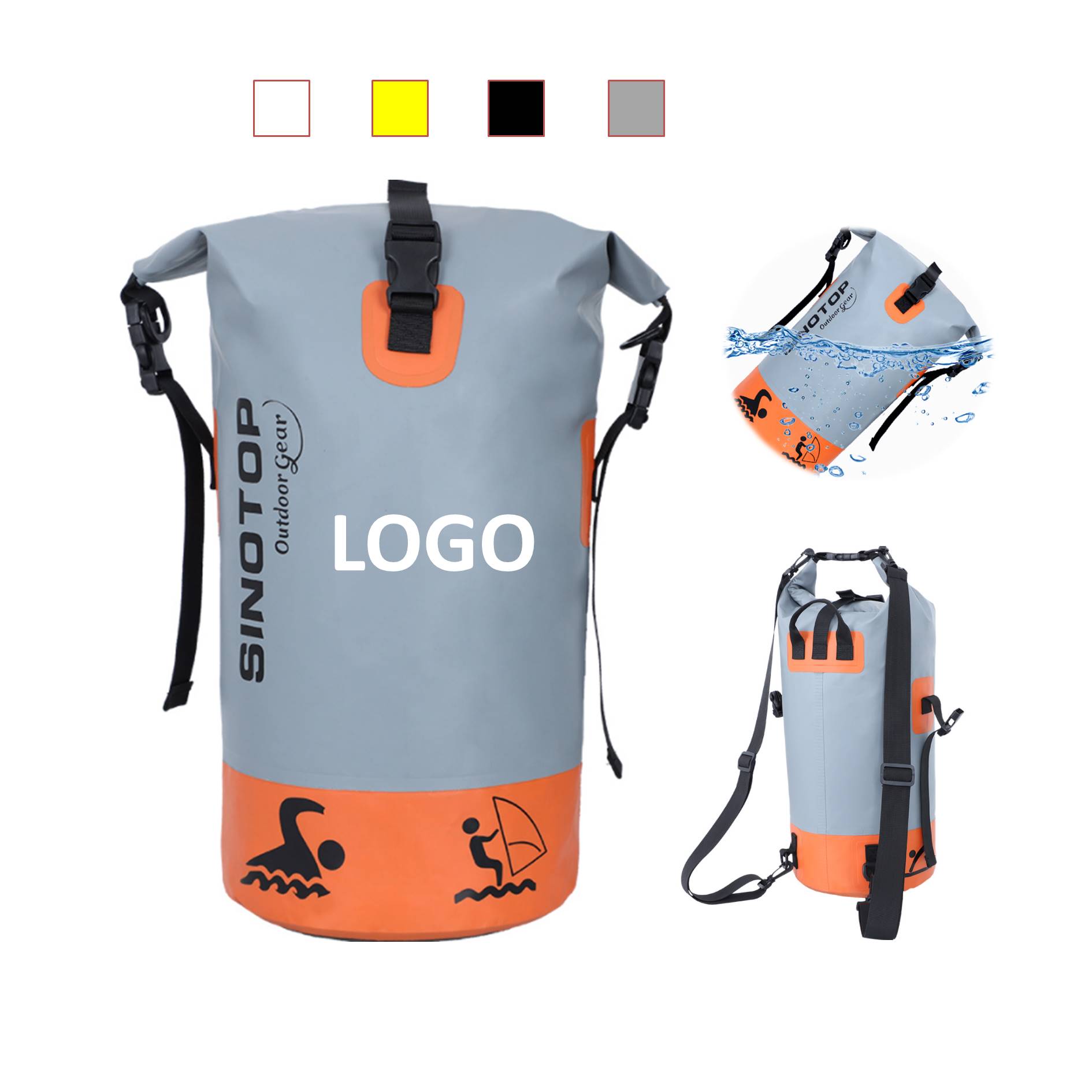 Waterproof Outdoor Bucket Bag Cycling Backpack 2