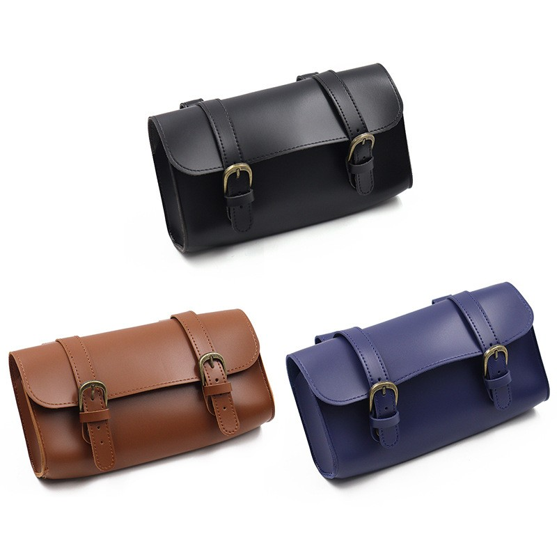 Leather Bike Frame Bag 5