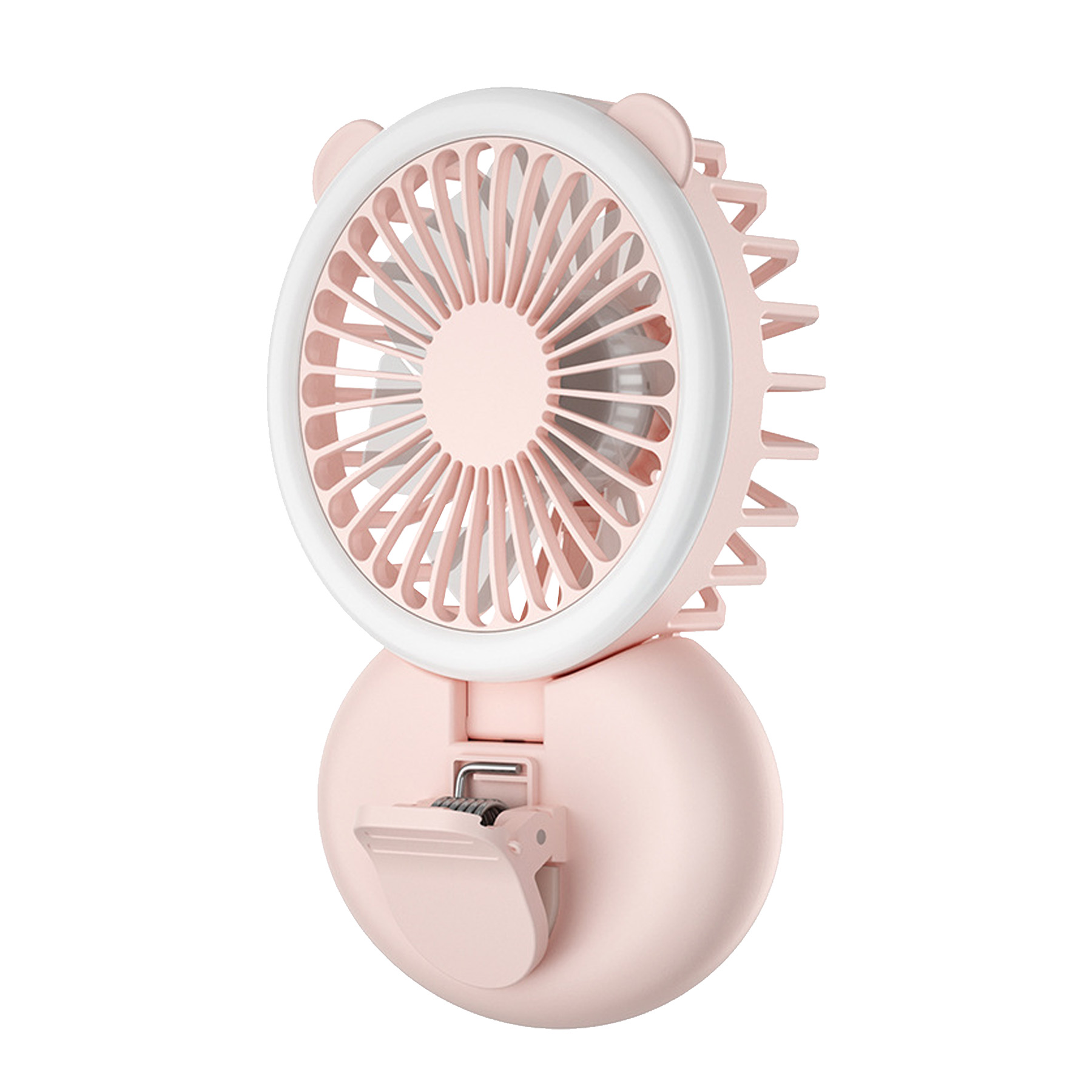 RenoGlow 2in1 LED Fill Light Clip On Fan 4