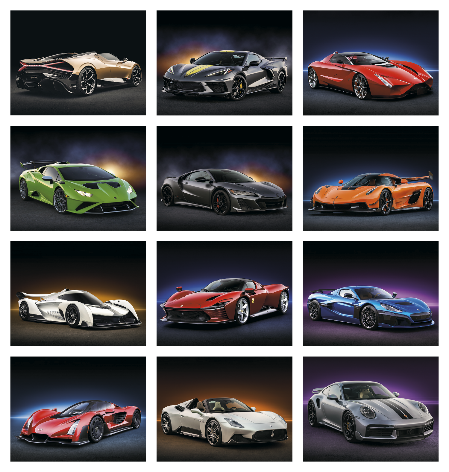 Good Value™ Exotic Sports Cars - Spiral Calendar 8