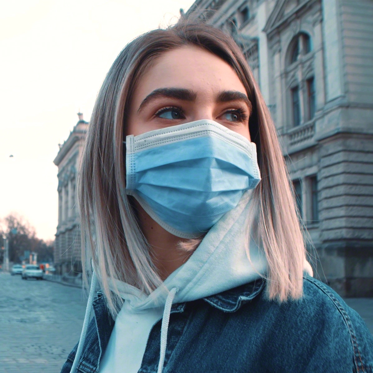 Disposable Blue Face Mask for Daily Use 1