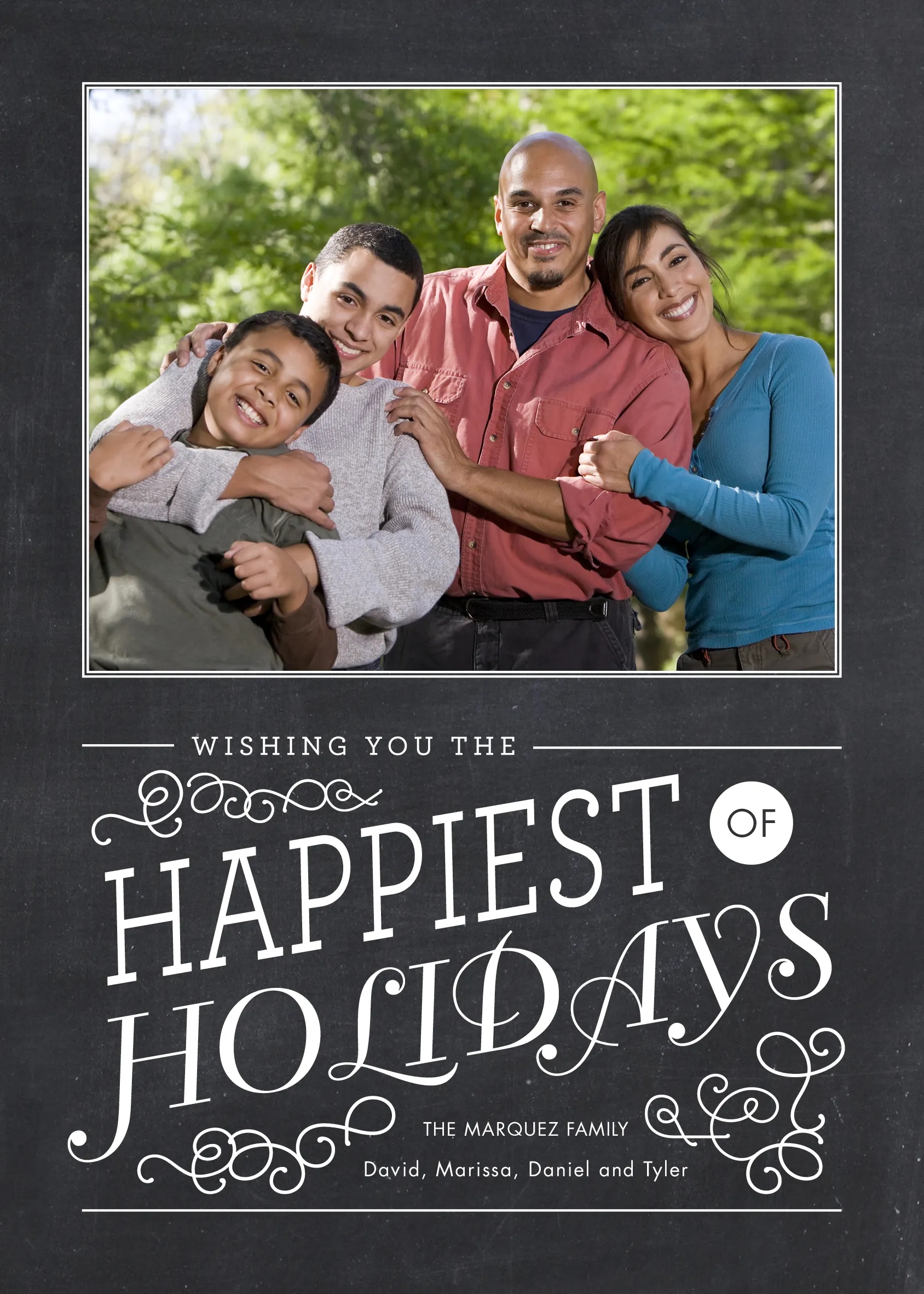 Happiest of Holidays Photo Card 4