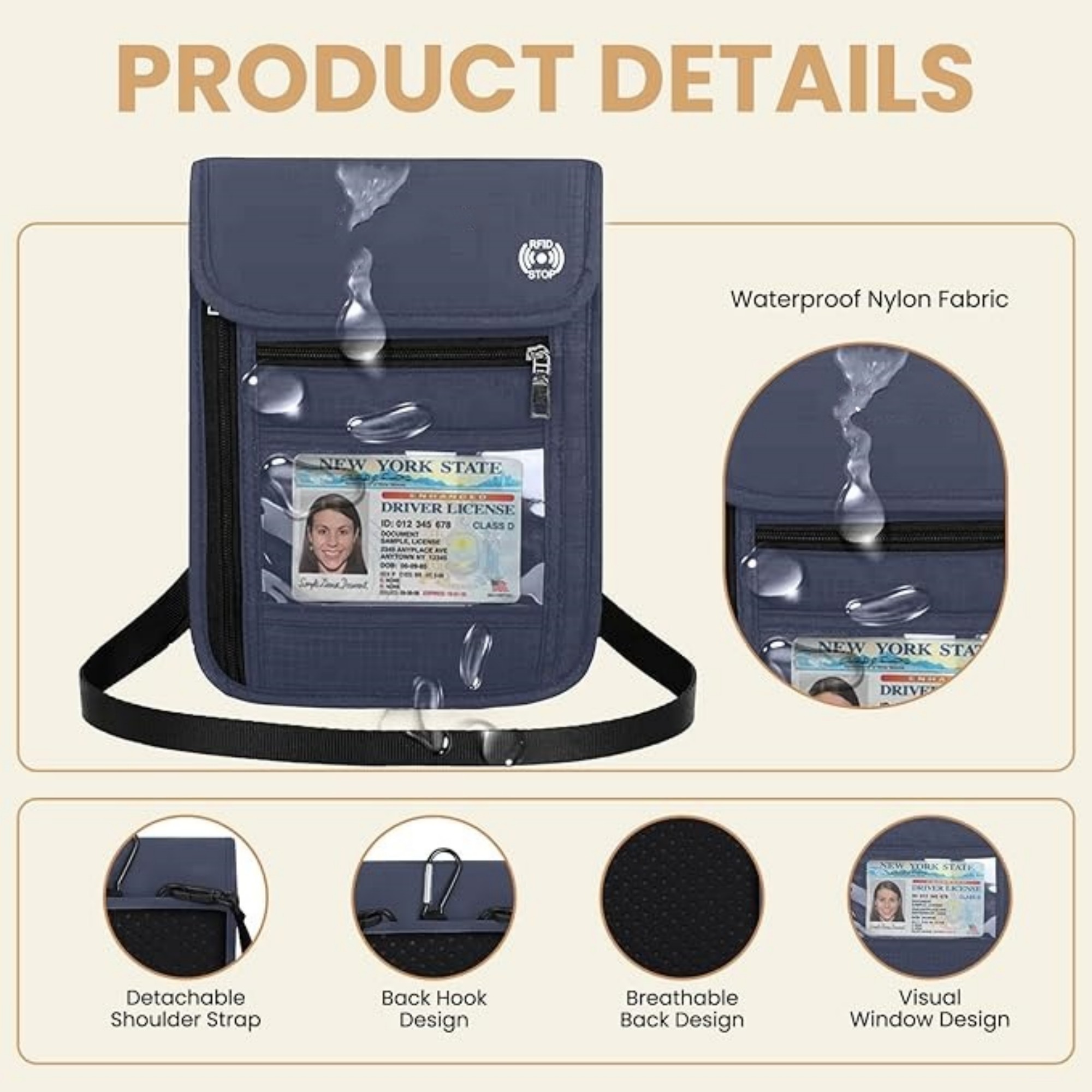RFID Passport Holder For Travel 5