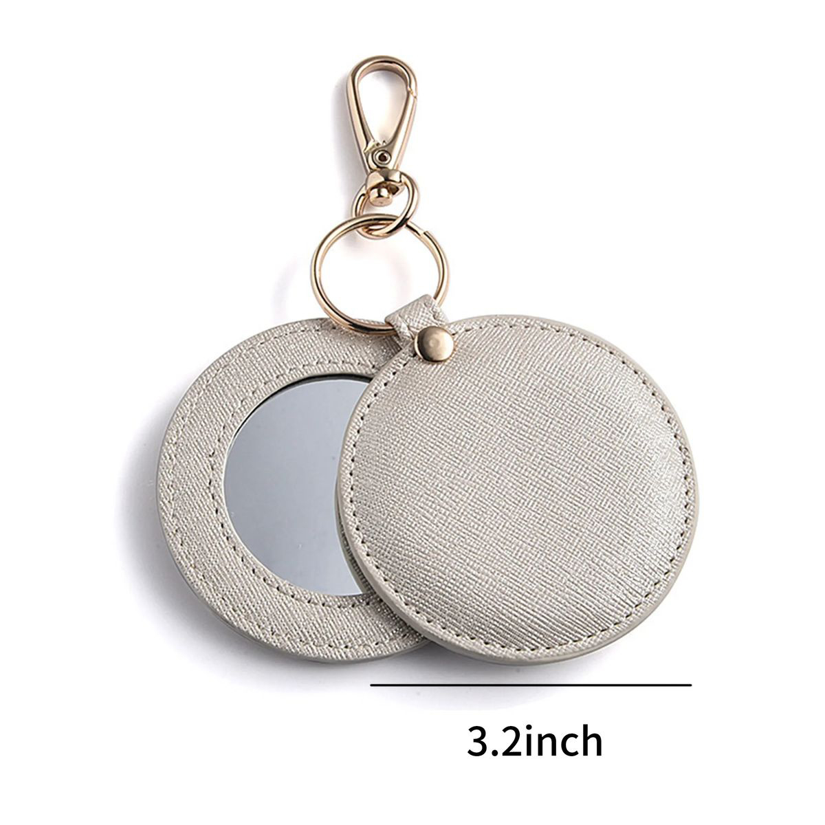 Portable PU Double Face Cosmetic Mirror 4