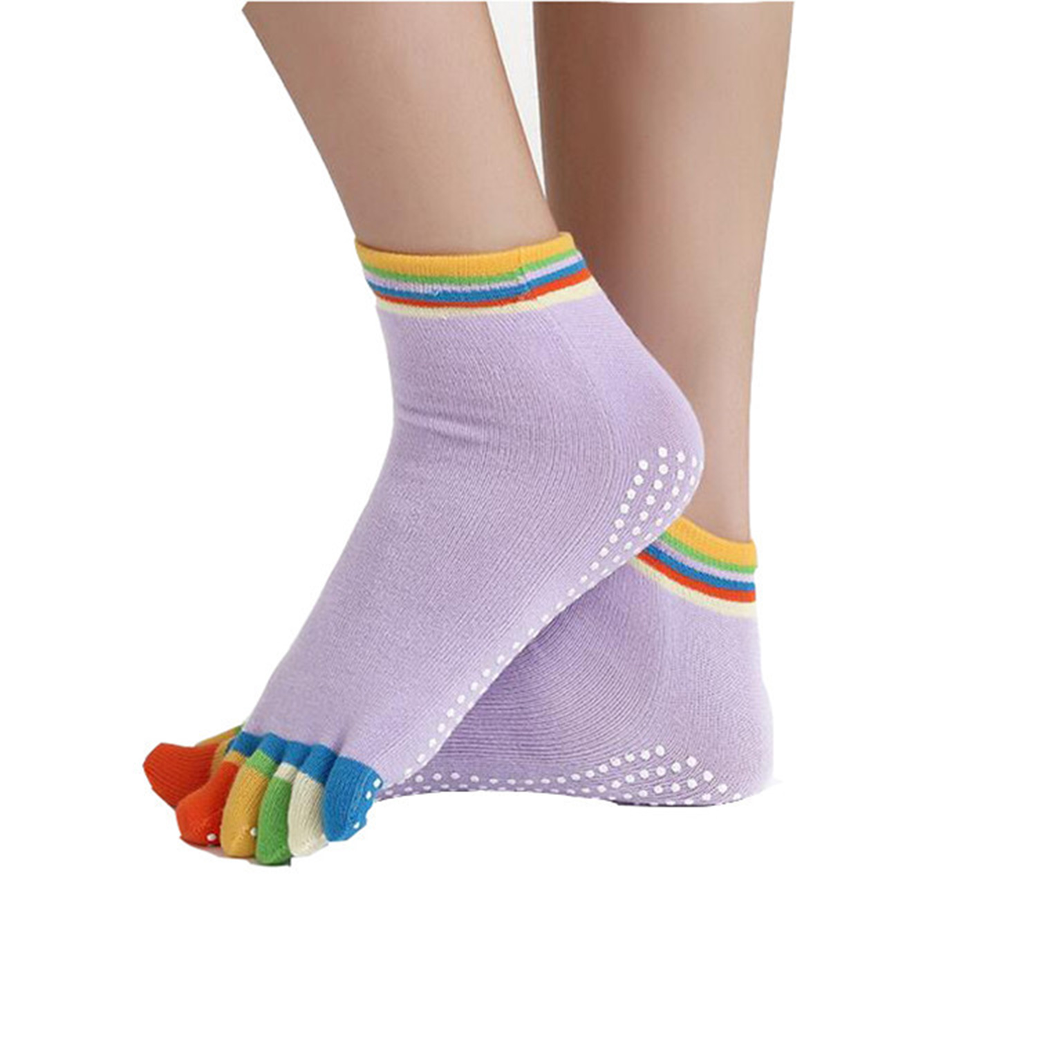 Non-slip Toe 5 Finger Yoga socks 4