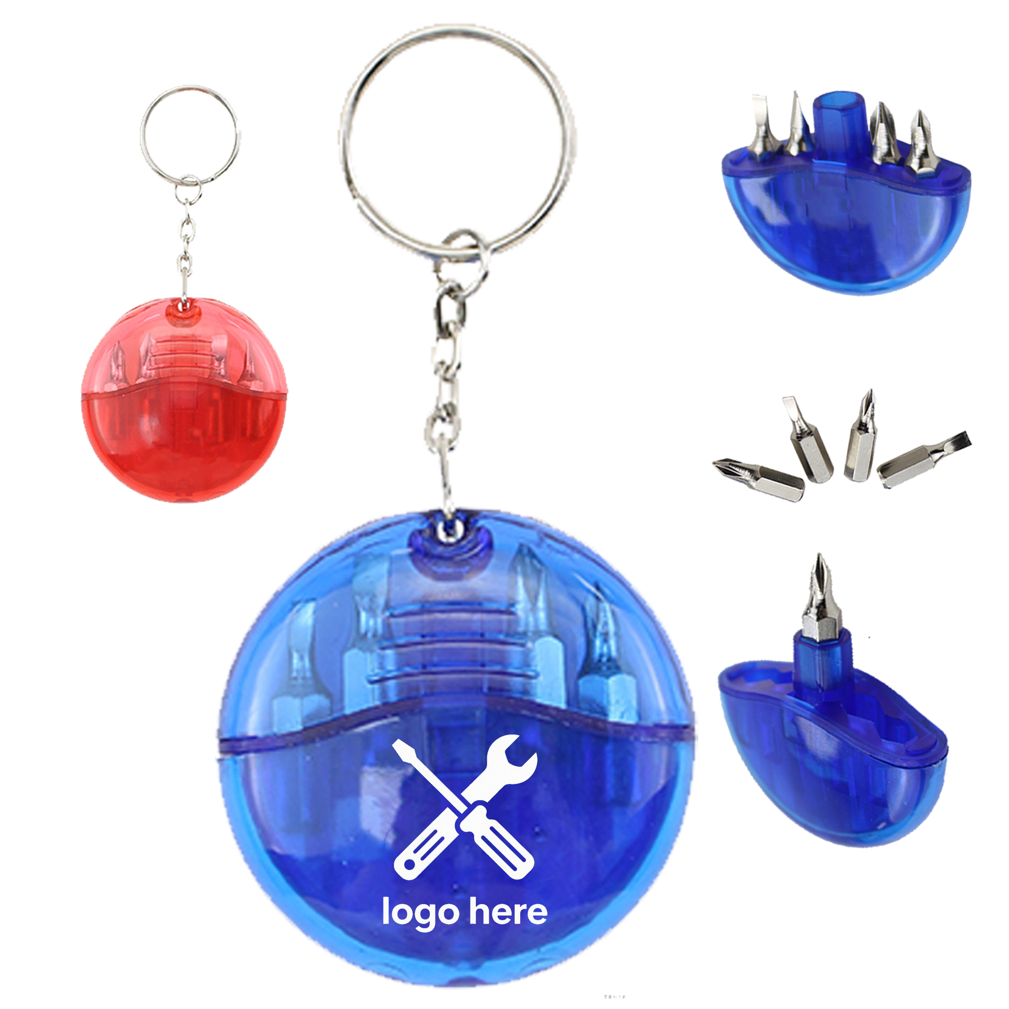 Pocket Size Hex Keychain Tool Set 8
