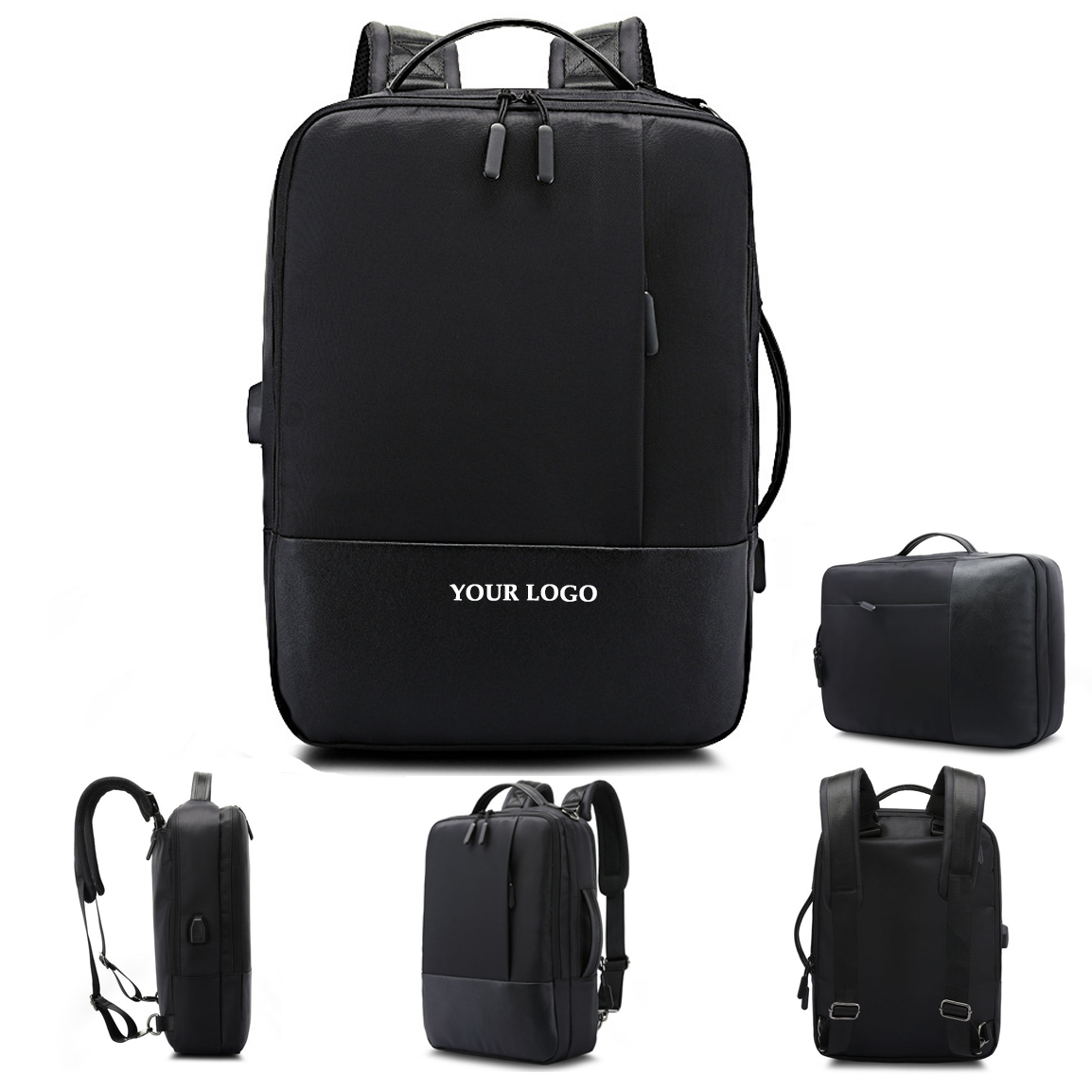 Tote Case Backpack With Usb Large Laptop Bags 5
