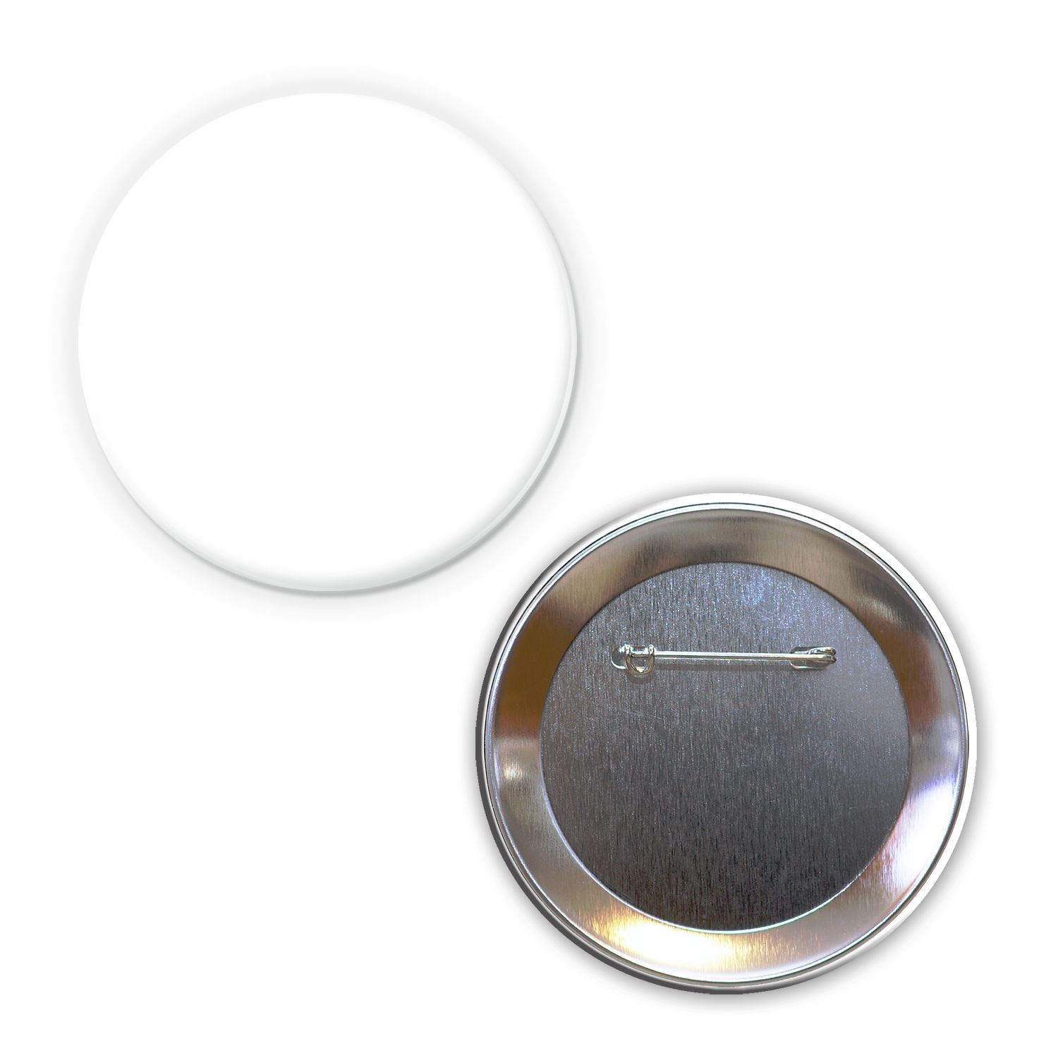 3 Diam Round Button w/ Pin 2