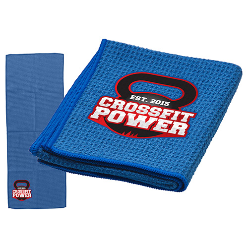Gridiron 12" x 32" Waffle Microfiber Sports Towel 18