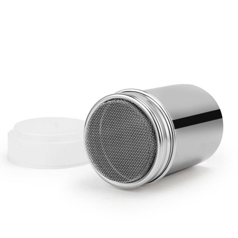Stainless Steel Powder Sugar Shaker With Lid 4