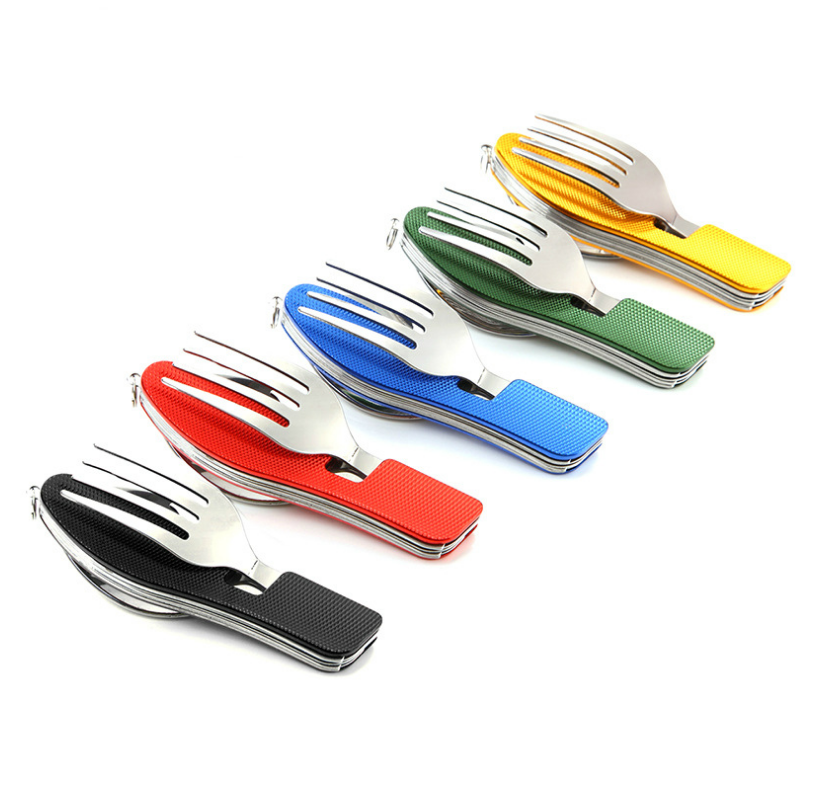 Portable 4 in 1 Stainless Steel Travel Utensil 1