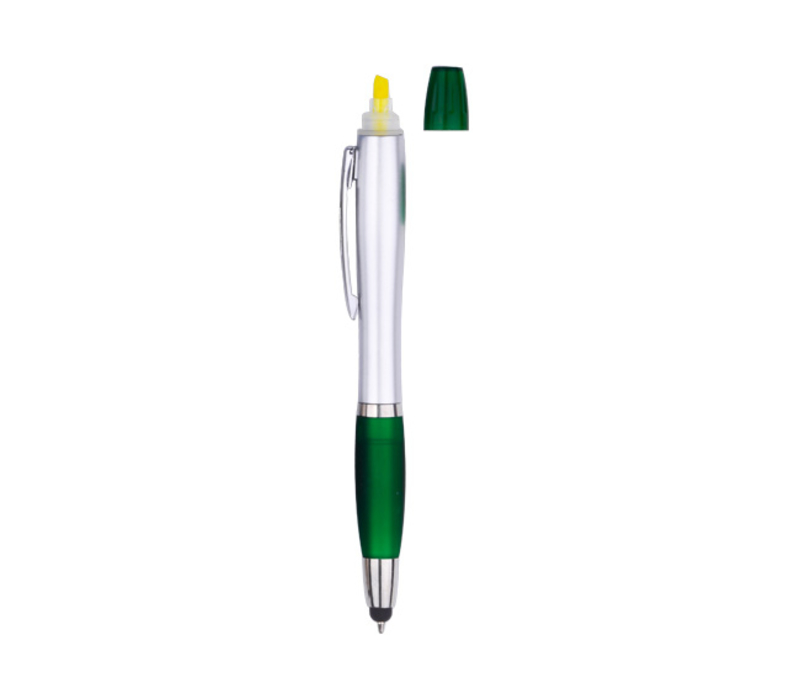 3-in-1 Pen with Highlighter and Stylus 4