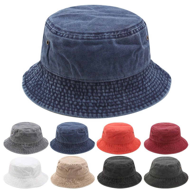 Vintage Denim Sun Hat 2