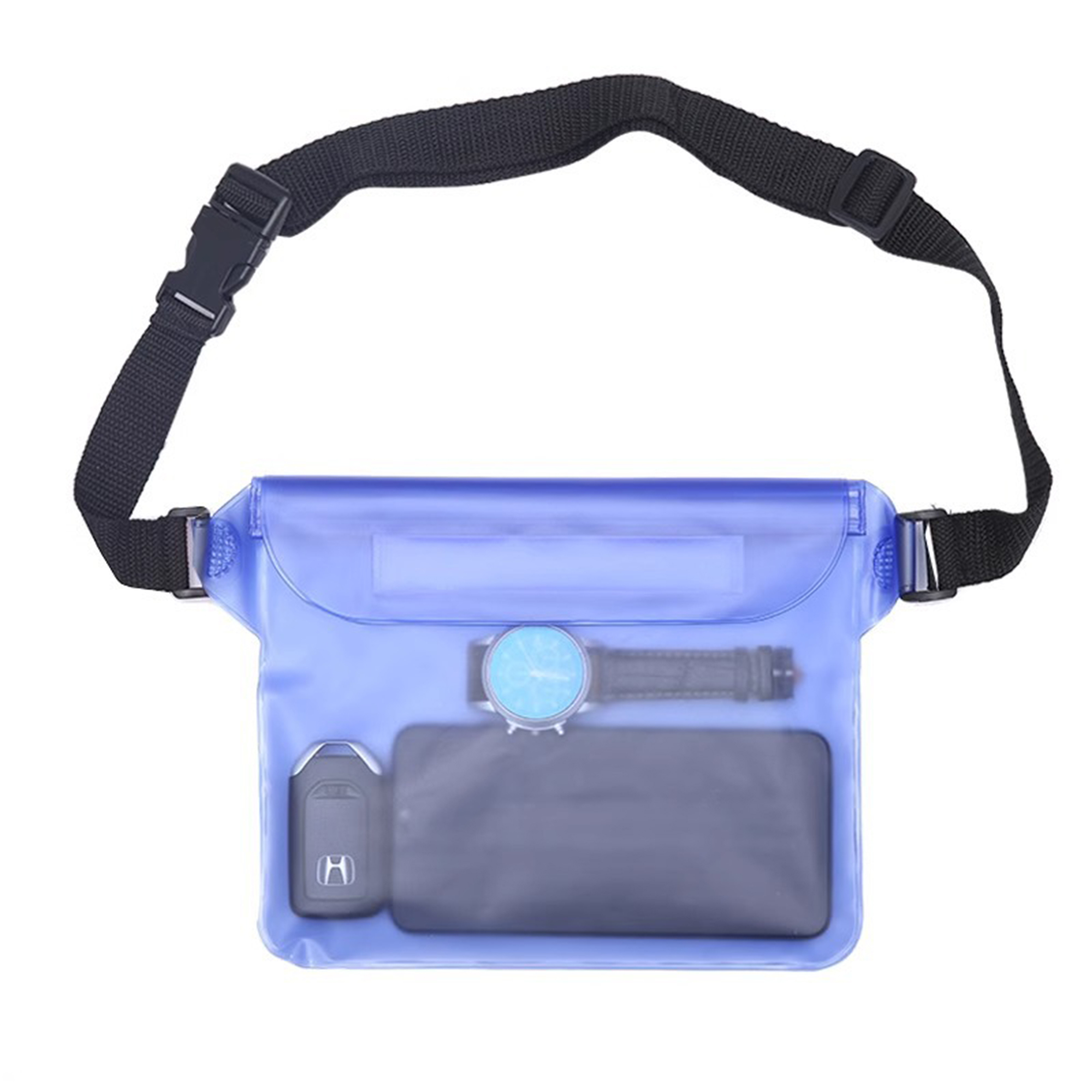 Waterproof Waist Pouch With Touch Screen Window 8.66" x 7.08" 3