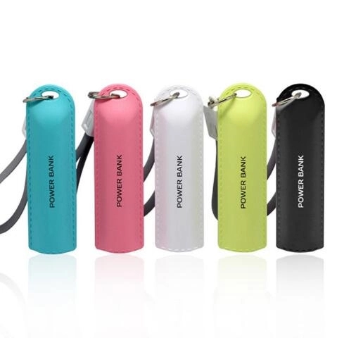 2000mA key chain power bank with cable 2