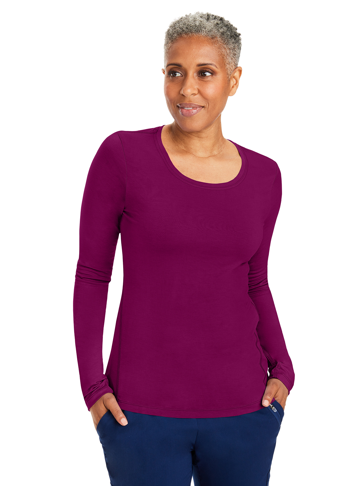 Healing Hands - HH Knits - Women's Pocketless Mackenzie Crew Neck Underscrub Tee 26