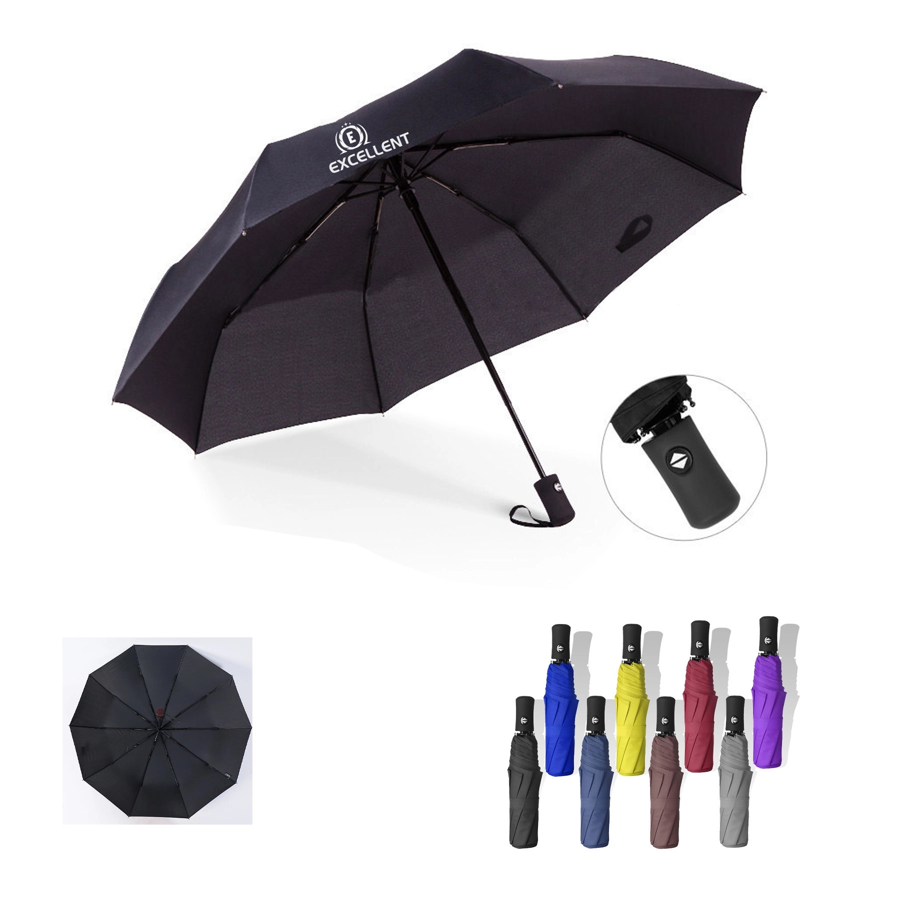 Folding Umbrella With Auto Open 1