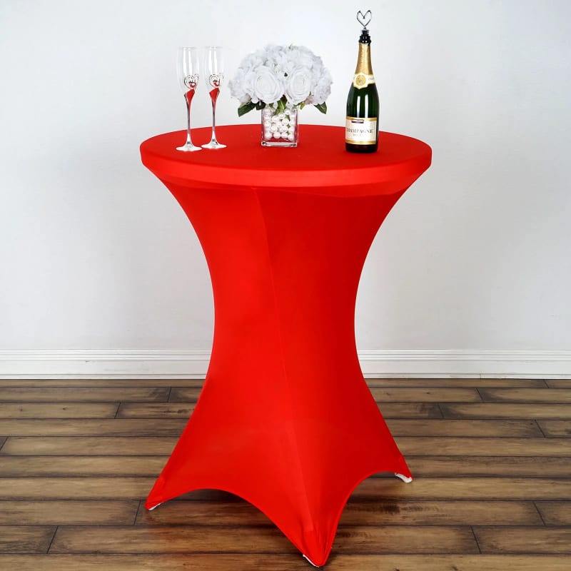 3FT Stretch Spandex Round Cocktail Table Cover 9