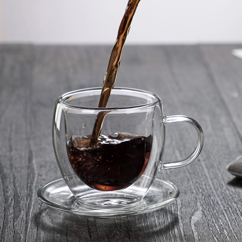Custom 3.4 OZ Double Wall Cups and Saucers 7