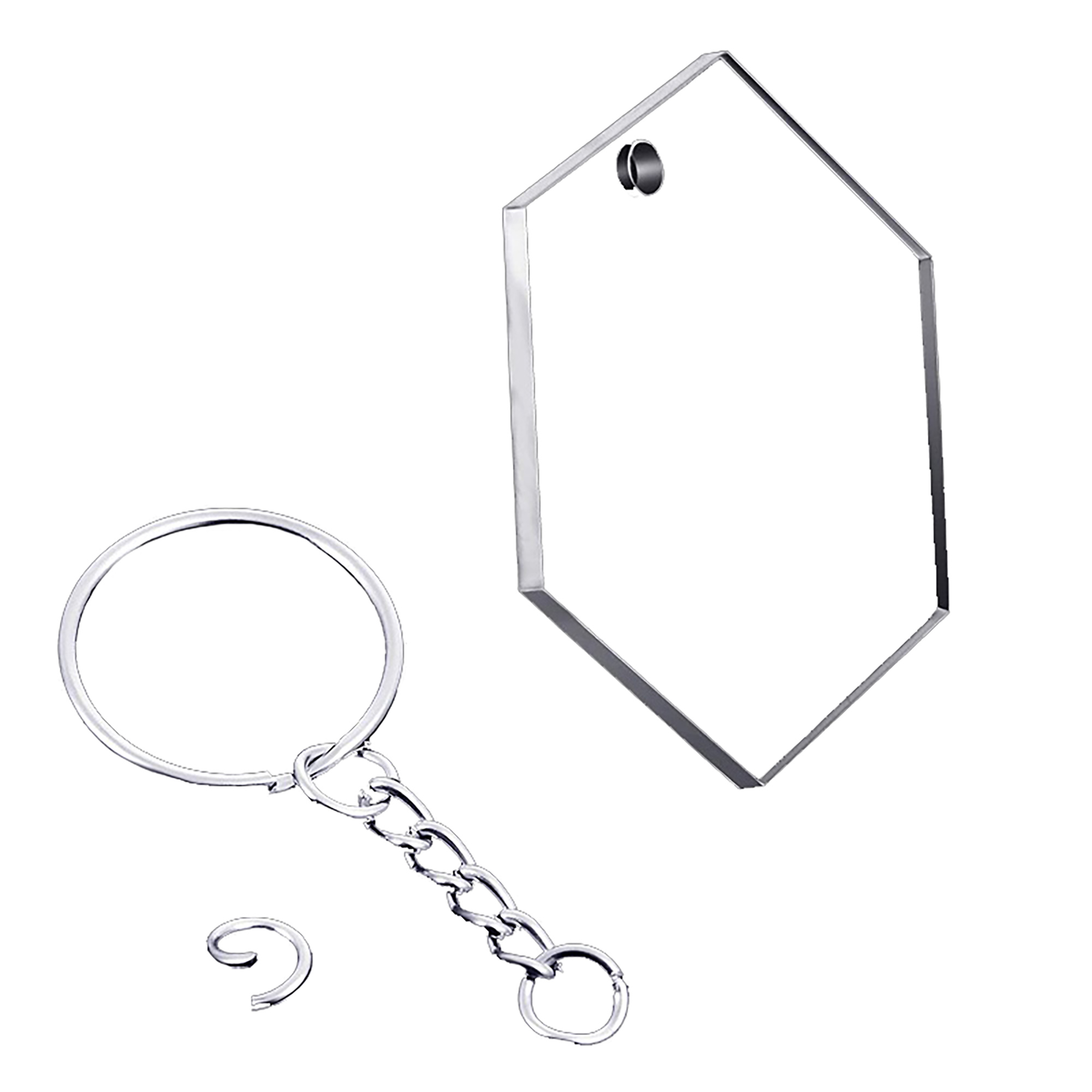 MOQ 10 Full Color Custom Acrylic Keychain 3
