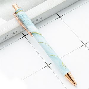 Click Action Marble Texture Metal Pen 6